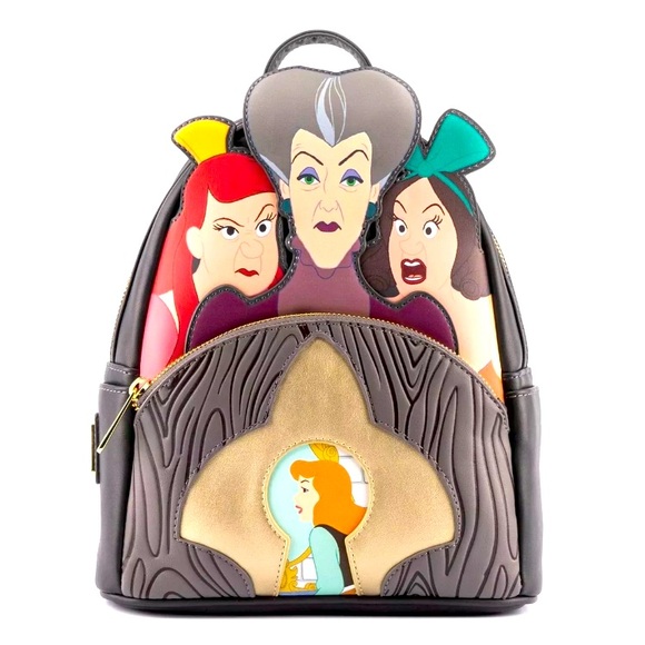 Disney Handbags - Disney Cinderella StepMother & StepSisters Mini Backpack Loungefly Exclusive NWT